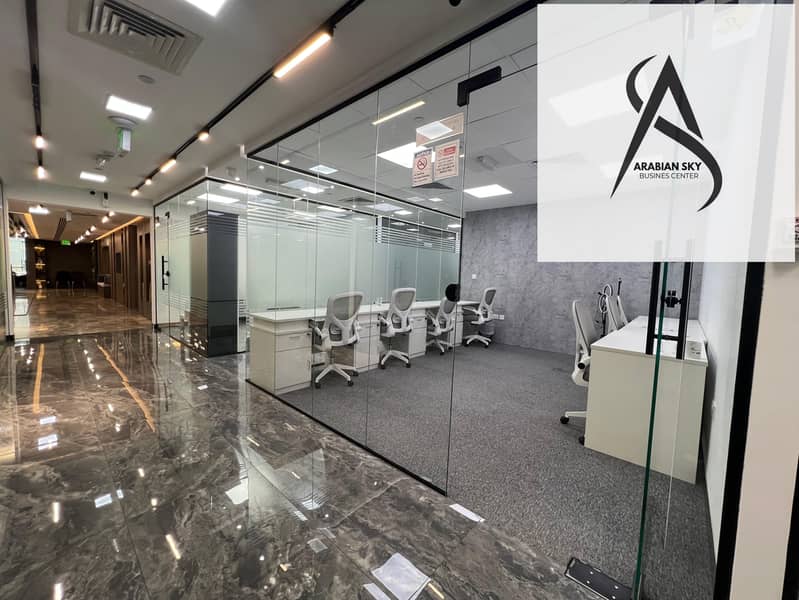 Serviced Office Near Metro | Furnished | Ejari | Prime Location - Image 4