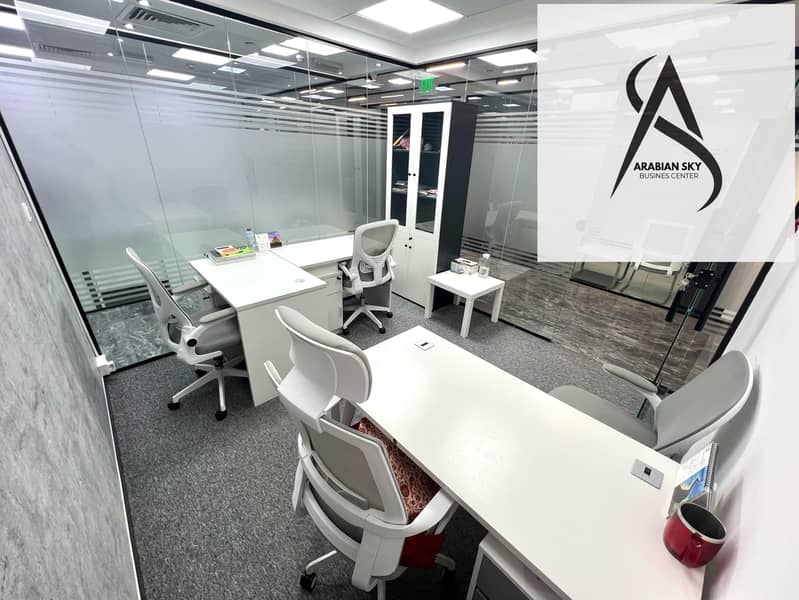 Serviced Office Near Metro | Furnished | Ejari | Prime Location - Image 34