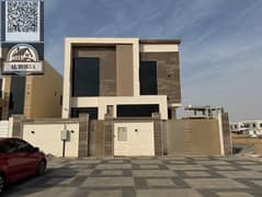 Villa for rent in Al Helio 1 – First occupancy | 5 bedrooms + Majlis + 2 living rooms + 20m outdoor setback | AED 120,000