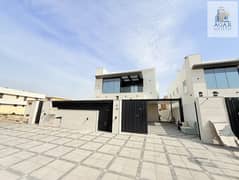 Luxury Villa for Sale in Al Mowaihat 2, Ajman – 5 Bedrooms with Maid Room, Super Deluxe Finishing, Land Area 5,000 Sq. Ft.