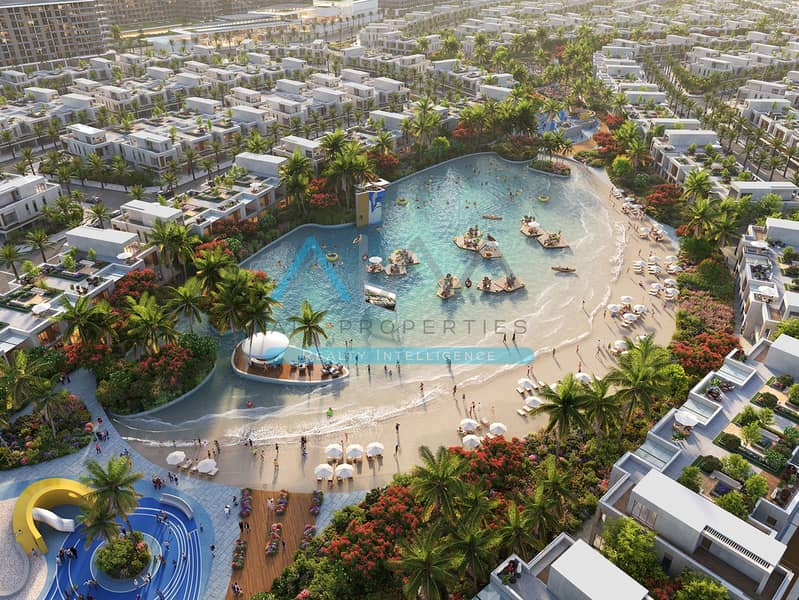 PARK VIEW SINGLE ROW CORNER VILLA OLIVE RIVER SIDE DAMAC