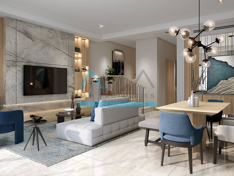 PARK VIEW SINGLE ROW CORNER VILLA OLIVE RIVER SIDE DAMAC