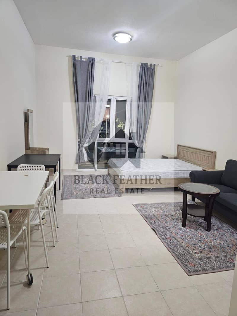 WELL MAINTAINED FULLY FURNISHED STUDIO NEXT TO METRO AND CARREFOUR @ 58K