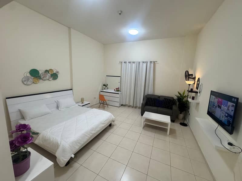 Family Environment Community || Fully Furnished Studio || Near Bus Station || Pay Monthly Rent