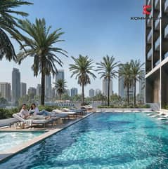 السعر الحقيقي) / طابق مرتفع / إطلالة على المسبح / نمو رأس المال بنسبة 40%