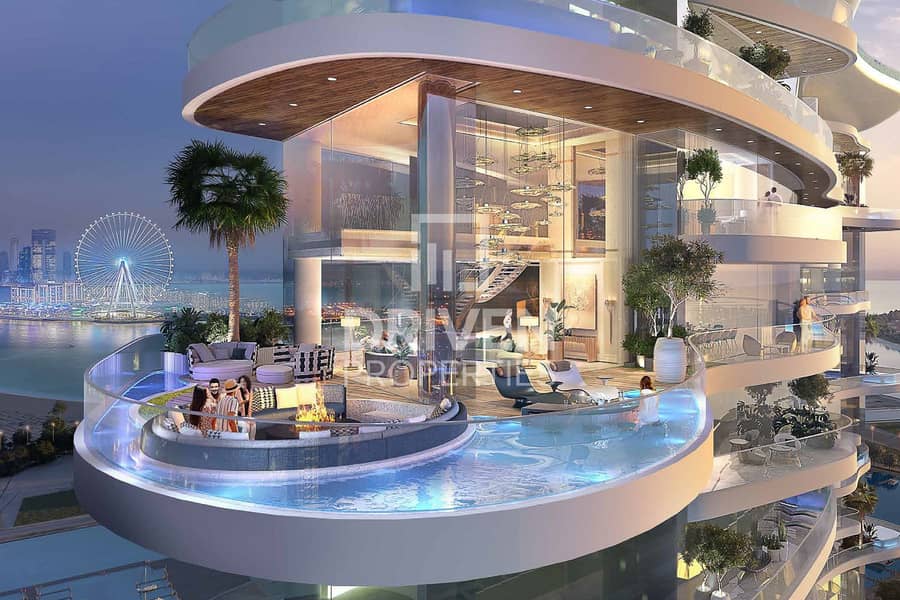 Appartement à Dubai Harbour,DAMAC Bay 2 by Cavalli, 1 chambre, 3000000 AED - 14254167 Appartement à Dubai Harbour,DAMAC Bay 2 by Cavalli, 1 chambre, 3000000 AED - 14254167