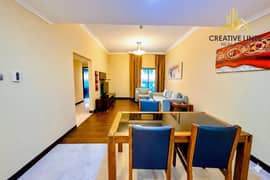 Chiller Ac free furnitured 2 bhk available for family