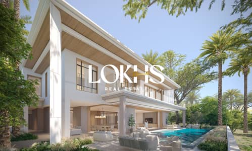 6 Bedroom Villa for Sale in Mohammed Bin Rashid City (MBR City), Dubai - Eden Hills - Edra Villa - Pool View 2. png