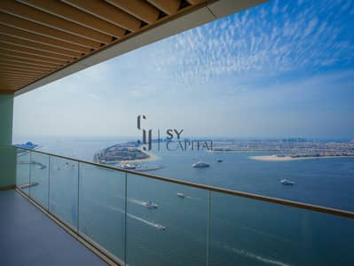 2 Bedroom Flat for Rent in Dubai Harbour, Dubai - Elie Saab | Amazing Sea View | Unfurnished 2 Bedroom Flat for Rent in Dubai Harbour, Dubai - Elie Saab | Amazing Sea View | Unfurnished