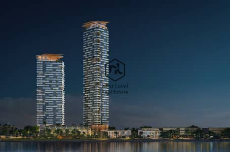 شقة 2 غرفة نوم للبيع في مدينة دبي الملاحية، دبي - Soulever_Hero Shot - Water View - Night. jpg