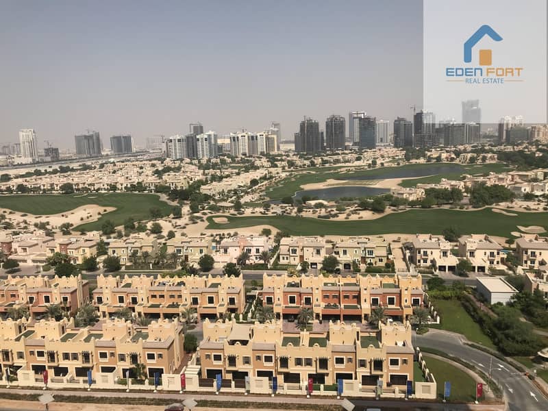 Golf view 2 bedroom furnished vacant flat