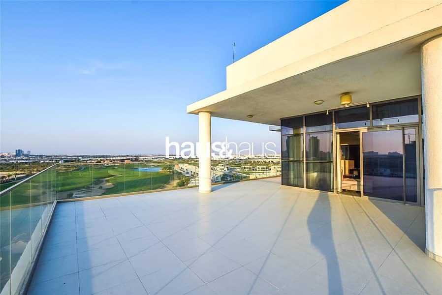 Furnished 3 Bed | Full Golf View | Huge Balcony
