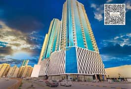 استوديو مفروش اطلاله الخور للبيع بابراج الواحه عجمان غير مؤجر