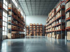 WELL MAINTAINED WAREHOUSE 2500 SQ FEET - AED 200000/- GOOD FOR STORAGE, LOGISTICS OR JOINERY /CARPENTARY FACTORY