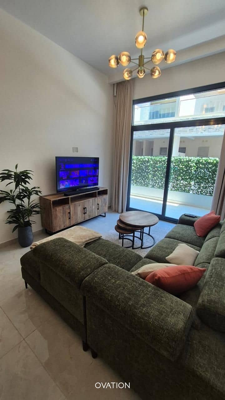 Fully Furnished 1BR | Smart Home | Prime JVC Location - Image 1