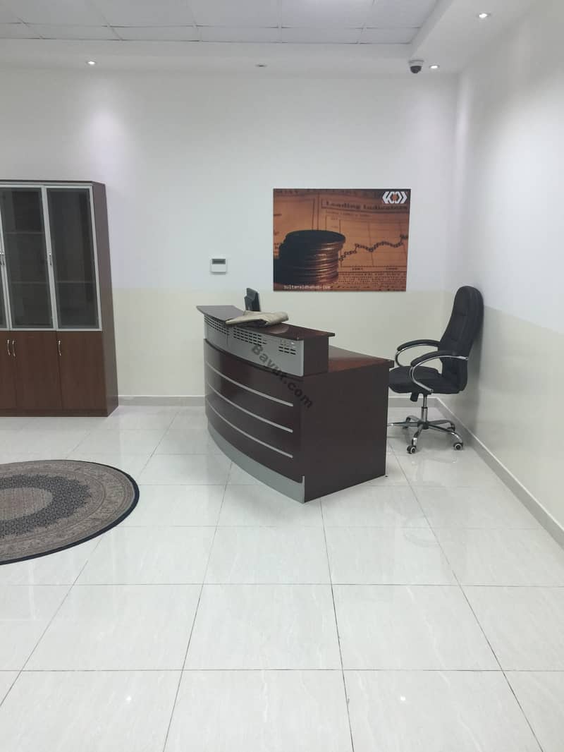BIG OFFICE SPACE LITTLE PRICE!! CHEAPEST IN AL QUOZ BRAND NEW OFFICE BRAND NEW FURNITURE READY TO MOVE