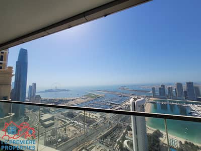 3 Bedroom Apartment for Rent in Dubai Marina, Dubai - FULL SEA VIEW | UPGRADED 2-BEDROOM | DUBAI SKYDIVE DROPZONE VIEW | PALM JUMEIRAH VIEW