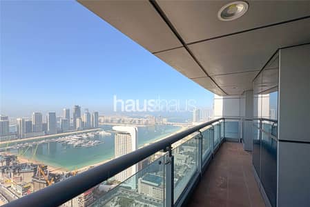 2 Bedroom Flat for Rent in Dubai Marina, Dubai - Sea Views | Large Layout | Unfurnished 2 Bedroom Flat for Rent in Dubai Marina, Dubai - Sea Views | Large Layout | Unfurnished