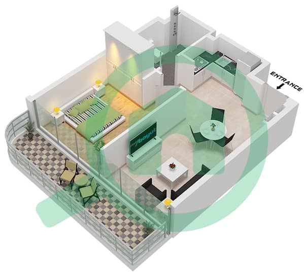 Type 2B Unit 3,4 Floor 2