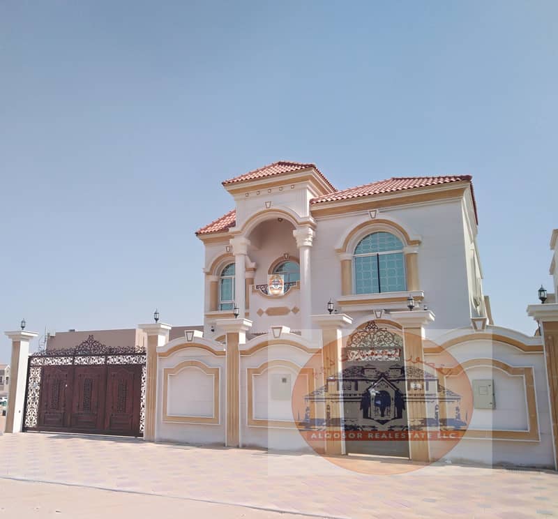 Own a villa in Ajman central air conditioning with 7 bedrooms master