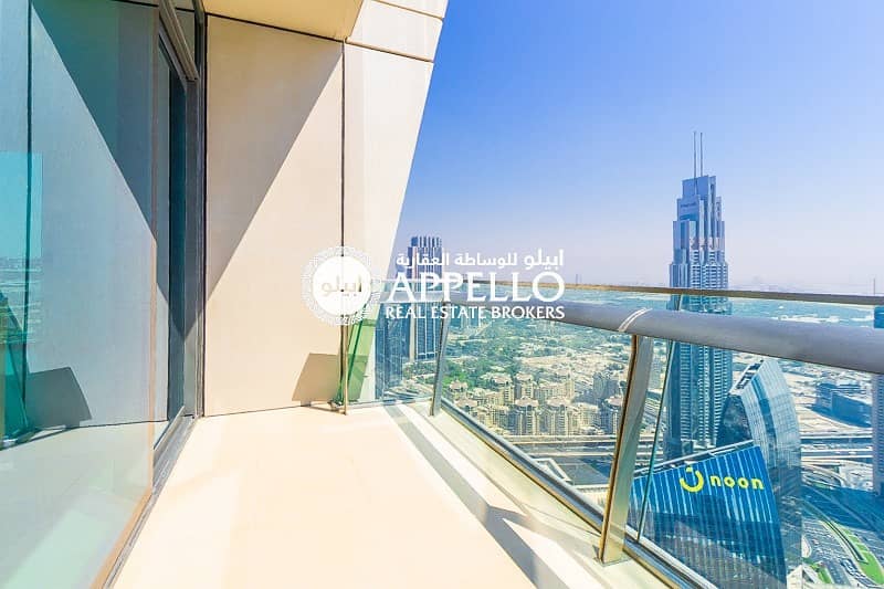 Best price | Burj Khalifa View | Spacious 3Bed+Maids