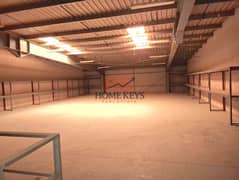 مستودع للإيجار | 5330 قدم مربع | طابق ميزانين | كهرباء 3 فاز | دخول 24/7