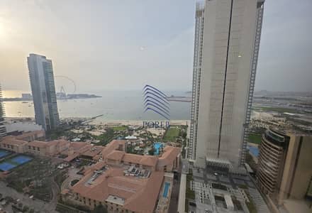 2 Bedroom Flat for Rent in Jumeirah Beach Residence (JBR), Dubai - Full Sea View | 2BR Upgraded | Brand New Furniture