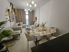 شقة في لانكستر الواثقة،كيو بوينت،ليوان 2 غرف 110000 درهم - 14317642