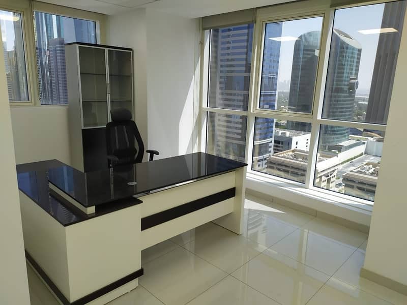 FULLY FURNISHED LUXURY OFFICE IS AVAILABLE IN A HEART OF DUBAI