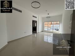 شقة غرفة وصالة أول ساكن للإيجار السنوي في الجرف 3 قريبة من شارع الشيخ محمد بن زايد مع بلكون وتكييف مركزي وصيانة مجانية