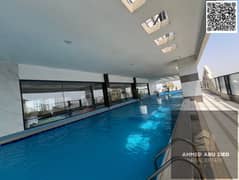 مع جيم + مسبح + اكوا بارك + كيدز اريا , اجمل شقة غرفتين نوم وصالة بالراشدية 1 | غرف ماستر , خزائن بالحائط , بلكون , 3 حمامات , مع شهر مجاني |