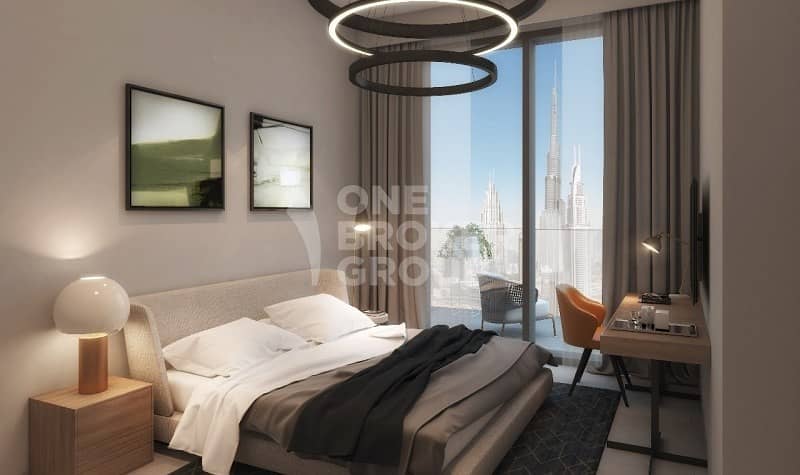 Fully Furnished Studio with Khalifa View!