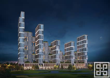 فلیٹ 1 غرفة نوم للبيع في شوبا هارتلاند، دبي - Sobha One - Evening Shot. jpg