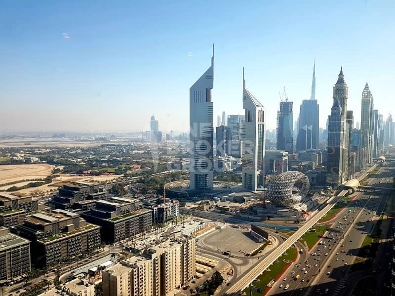 Amazing High Floor 3BR Home | Zabeel and DIFC View
