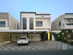 للإيجار فيلا 3 طوابق على شارع رئيسي مزدوج 6 غرف ماستر مع روف داخلي ، الفيلا بالياسمين قريب حديقة الحميديه .