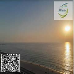 Full Sea View two Bedroom Available for Rent Ajman Cornich Residence