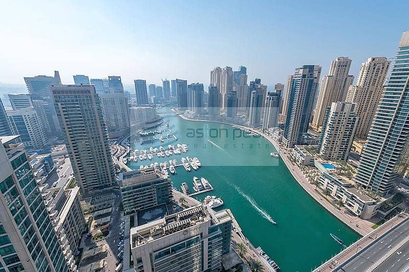 Furnished 1 BR | High Floor | Marina View