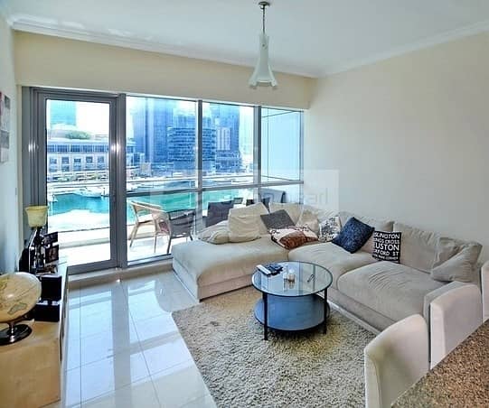 1BR with Large Balcony | Full Marina View