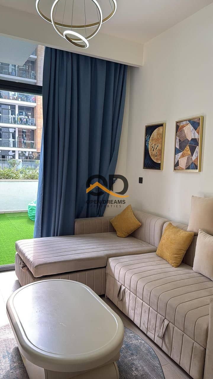 Luxury Fully Furnished Studio | Pool View | Huge Terrace | Chiller Free |