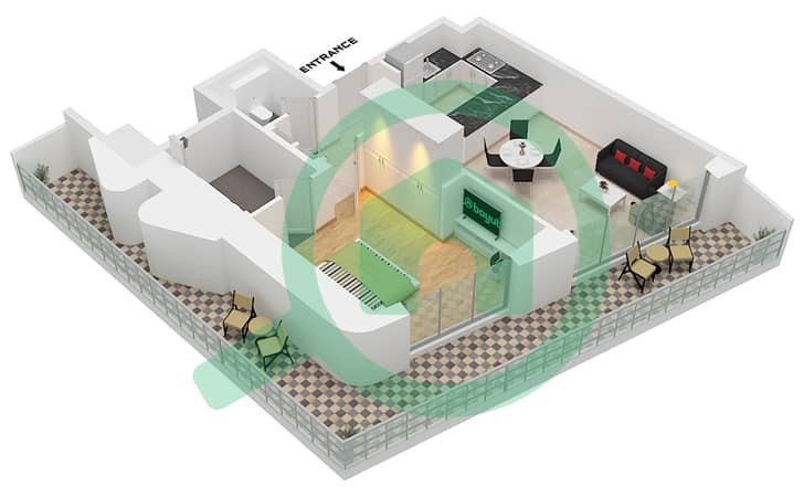 Type B1-1L Unit 5 Floor 5