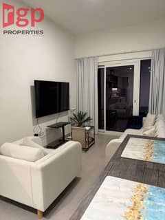 Luxury Furnished 1BR | Exclusive Golf Views | Golfville Dubai Hills