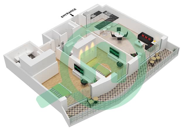 Type B1-2S Unit 4 Floor 5 Type B1-2S Unit 4 Floor 5