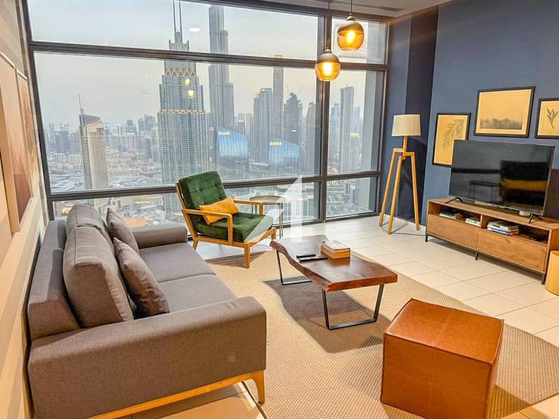 High Floor | Fully Furnished | Burj Khalifa View | Bayut.com