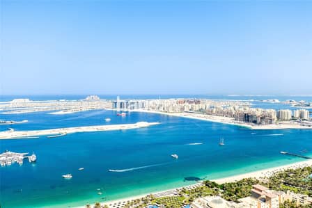 فلیٹ 1 غرفة نوم للايجار في دبي مارينا، دبي - Fully Furnished | Full Sea View | Largest Layout فلیٹ 1 غرفة نوم للايجار في دبي مارينا، دبي - Fully Furnished | Full Sea View | Largest Layout