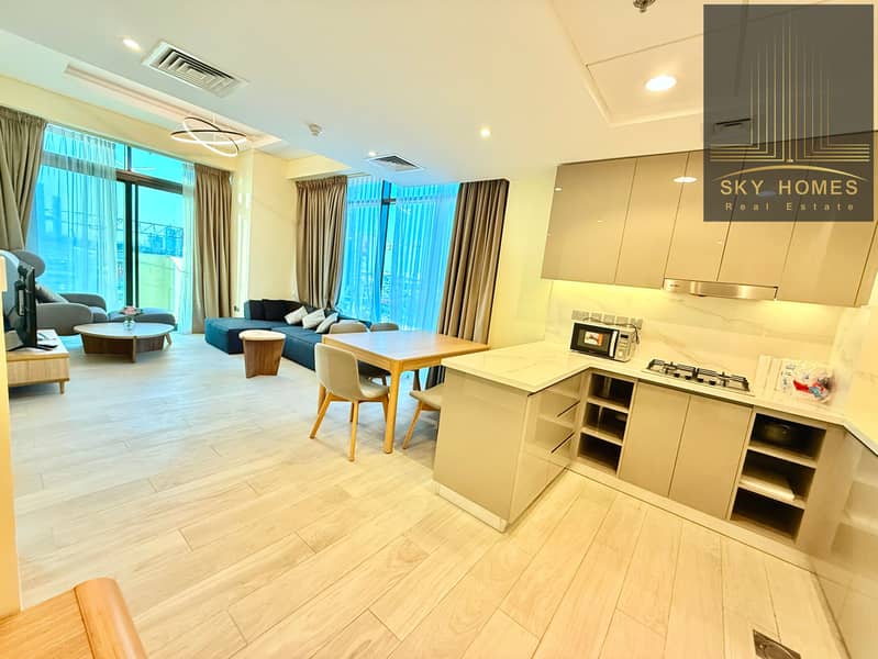 Hot Offer Huge Size 1Bedroom Apartment Available Full Open View Burj View Rent 80k 750 Sft