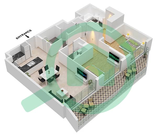 Type B (B.1,B.4) Unit 13 Floor 2-7
Unit 9M Floor 1 Type B (B.1,B.4) Unit 13 Floor 2-7
Unit 9M Floor 1