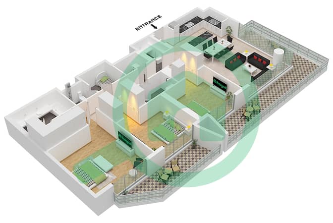 Type A (A.2) Unit 1 Floor 2-7