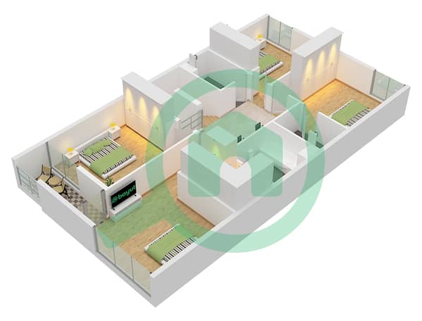 Type A Unit Corner/End First Floor Type A Unit Corner/End First Floor