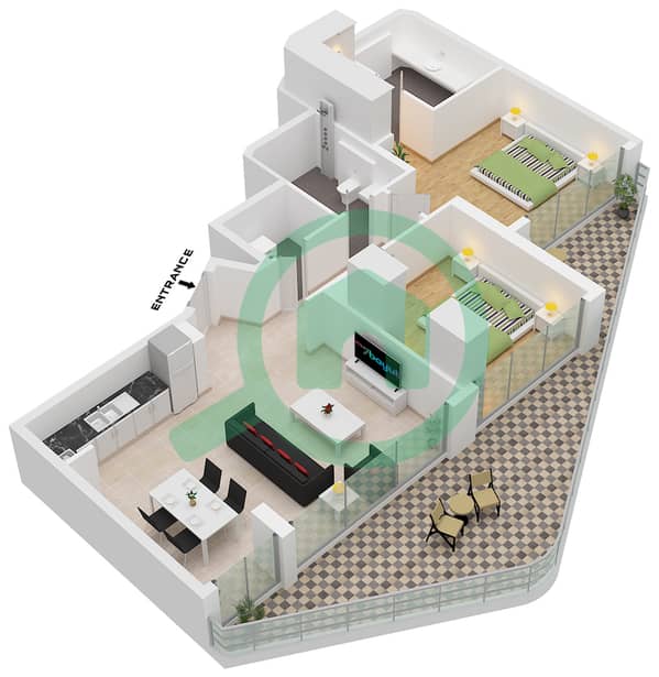 Type 3 Unit 2 Floor 12-13