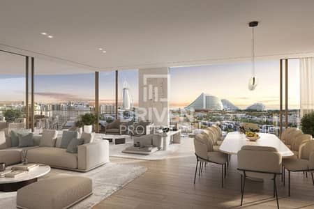 3 Bedroom Flat for Sale in Umm Suqeim, Dubai - Rare Corner Jewel | High Floor Burj Al Arab View 3 Bedroom Flat for Sale in Umm Suqeim, Dubai - Rare Corner Jewel | High Floor Burj Al Arab View
